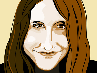 Karen Russell author illustrator portrait vector
