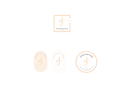 Enchanting Forms branding enchanting forms logo design typography