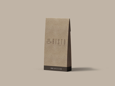 Bristo - Paper Bag bag design brand design brand identity branding cappuccino coffee coffee bag corporate design corporate identity expresso latte