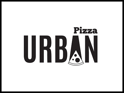 Urban Pizza Logo brand design brand identity branding corporate design illustration logo typography ui ux vector