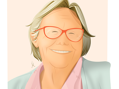 Grandma art birthday candy corn colors digital digital art digital illustration digital paint draw drawing grandma graphic design hair art illustracion illustration illustrator instagram mother pink vector art