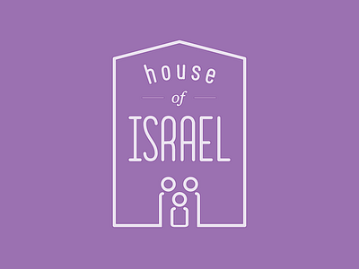 House of Israel - Logo family house israel logo non profit noun project purple white