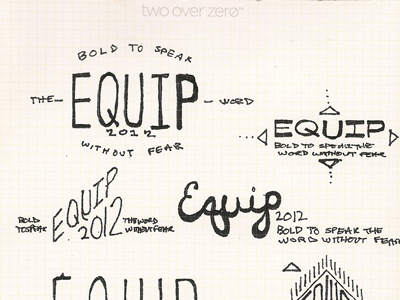 Sketches for a work thing branding logo sketch