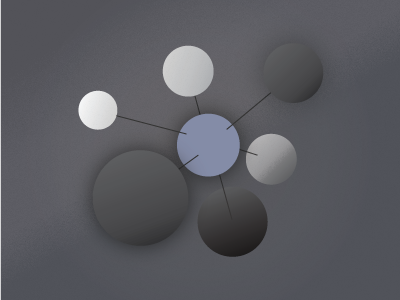 Molecule circle molecule of part whole