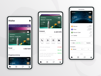 Bank App White Concept