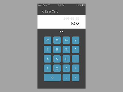 04 Calculator #dailyui dailyui