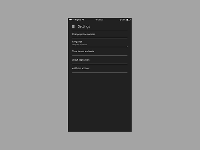 07 Settings dailyui