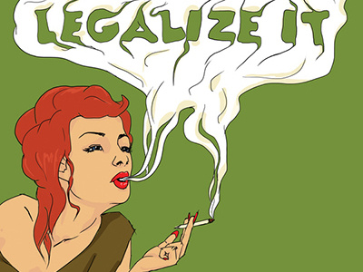 Legalize It girl smoke
