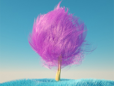 Cottoncandy Tree c4d candy cotton tree