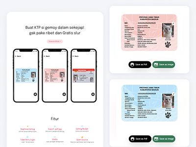 KTP Gemoy - Pet ID Card