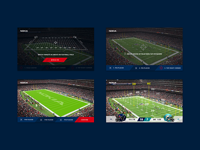 NFL Nokia AR 02 app design ar augmented reality mobile app design mvp nfl nokia sport texans ui design ux design