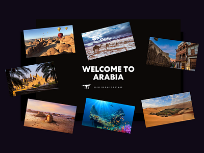 Dribbble Saudi 04 drone footage expedia parallax effect parallax scrolling saudi arabia tourism travel travel agency travelling ui ui design ux design