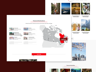 Dribbble ExploreCanada 02 canada design expedia explore canada responsive design tourism travel ui design ux design visit canada web design web site