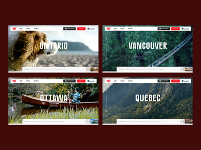 Dribbble ExploreCanada 03 canada expedia explore canada responsive website tourism travel travel site traveling ui design ux design visit canada web site