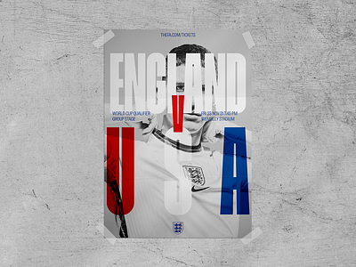 ENG v USA branding england england football football illustration logo responsive design soccer sport ui design