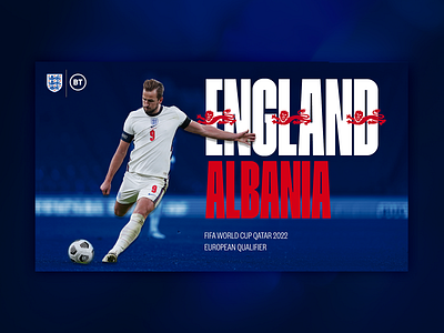 England v Albania design football sport