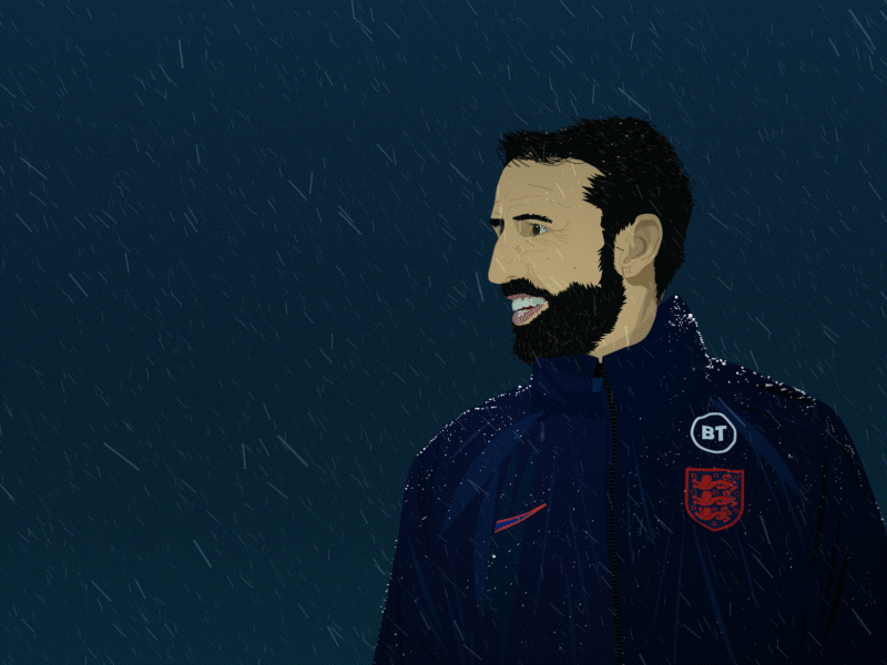 Gareth Southgate after effects england football gif soccer southgate