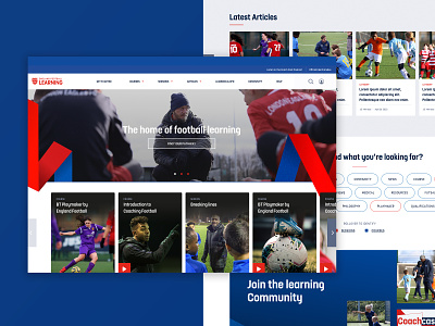 England Football Learning Platform branding design education football logo sport ui ui design