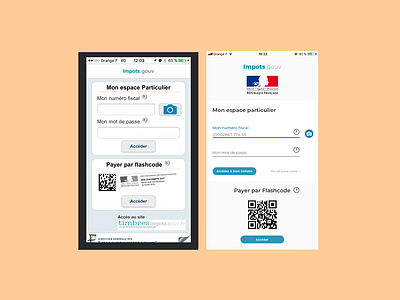 Redesign interface impôt