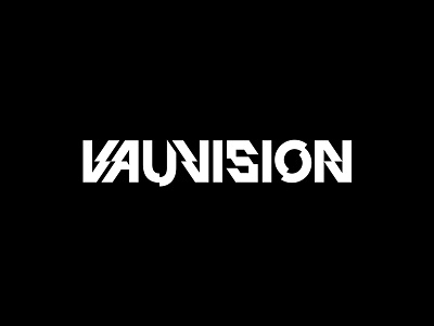 Vauvision avantgarde calligraphy lettering logo logotype music typography