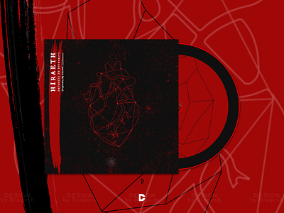 Hiraeth - Love / Artwork cd cd artwork cd cover cd design cd packaging clean cover flat graphic design graphic designer heart illustration illustrator lines linework music red redesign typography vector