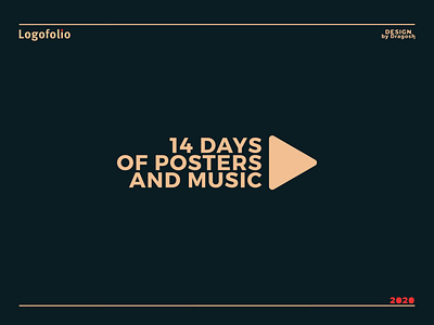 Logofolio 2020 / Logo for 14 Days Of Posters And Music