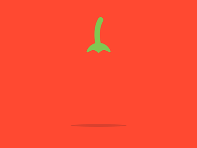 ghost pepper 365 daily challenge design flat illustration negative space pepper vector