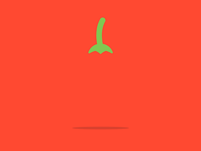 ghost pepper 365 daily challenge design flat illustration negative space pepper vector