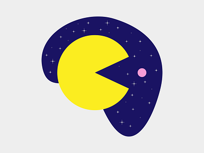 c - 36 days of type 36 days of type 365 daily challenge 36days c design flat illustration negative space pacman typography vector