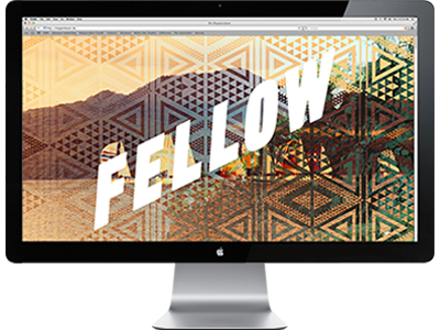 Fellow - Ginger Beer - Landing Page interface launch minisite nineties online parallax product simple trash web website