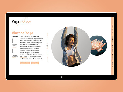 Yogaflow Interface application concept design experience graphic photoshop sketch typography ui ux webdesign