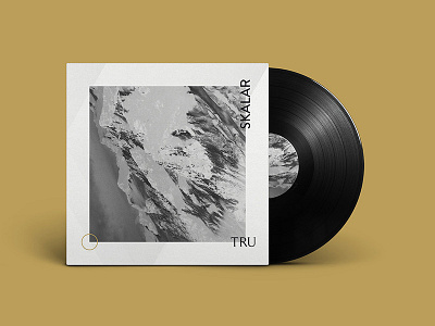 Tru Music Vinyl Edition black limited minimal music packaging print sleek vinyl white