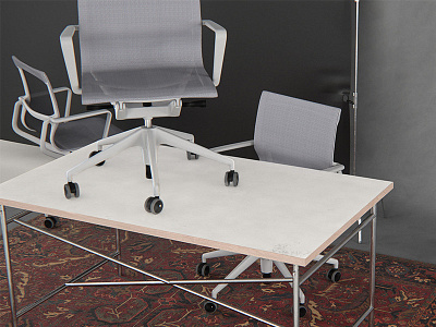 Vitra Physix Multi 3d furniture hard surface model modeling rendering studio vray