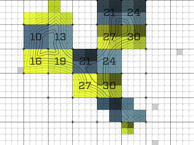 Map Grid clean design fui grid hud illustrator inspiration interface map ui ux