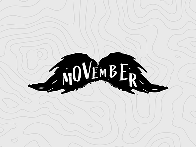 Movember branding charity colorful design illustration movember