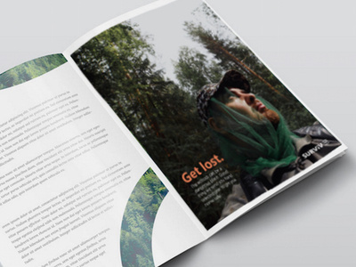 Surviv Magazine Ad advertisement company design graphic magazine ad outdoors photography print ad startup survival