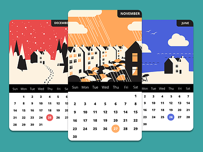 Calendar App android app apple calendar colors design flat interface ios ios7 ui ux
