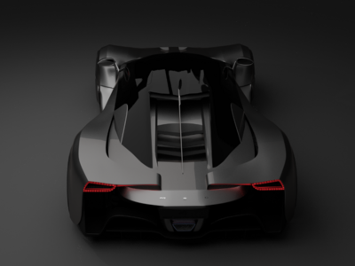 MSD Supercar Concept - rear automotive design car concept car performance supercars