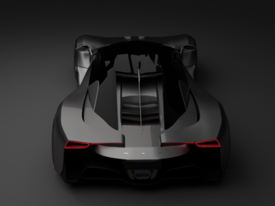 MSD Supercar Concept - rear