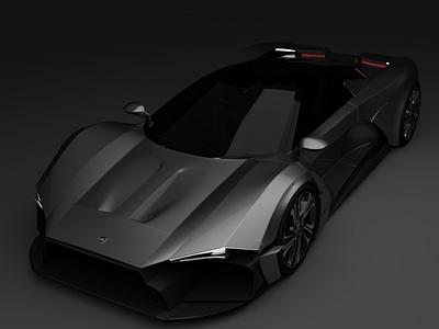 MSD Supercar Concept - front automotive design car concept car performance supercar