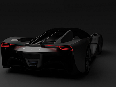 MSD Supercar Concept - rear automotive design car concept car performance supercar