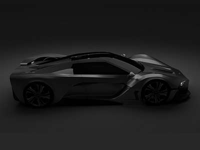 MSD Supercar Concept - side automotive design car concept car performance supercars