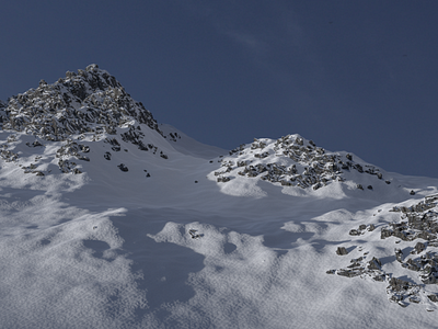 3D rendering of norwegian mountaintops 3d mountain nature rendered scenery