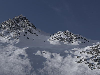 3D rendering of norwegian mountaintops