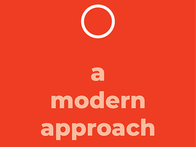 New Modern Approach Logo - LifeOfDzign.com clean flat logo minimal typography