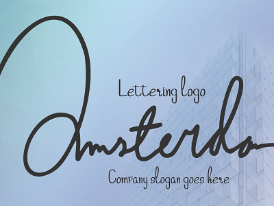 Handlettering Logo branding design lettering logo