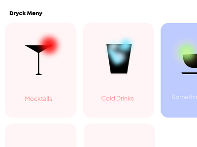 Drink Menu design flat graphic design illustration minimal ui vector