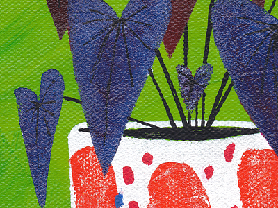Anthurium Detail colorful illustration paintings plant illustration texture