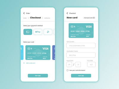 Credit Card Checkout App