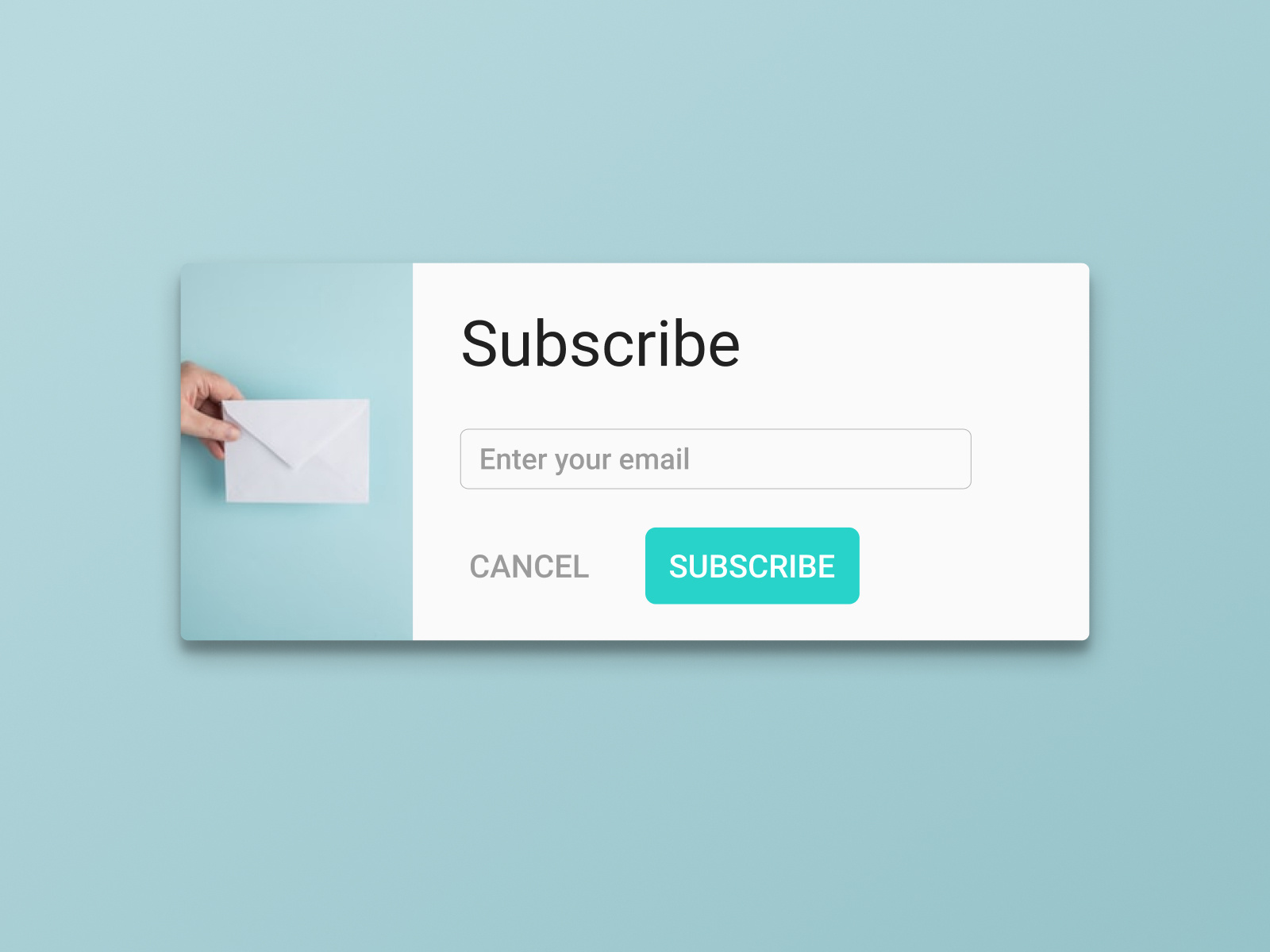 Subscribe Card by Pierre L on Dribbble